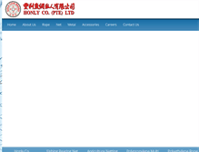 Tablet Screenshot of honlyco.com.sg